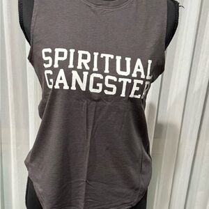 Spiritual Gangster Charcoal Muscle Tee